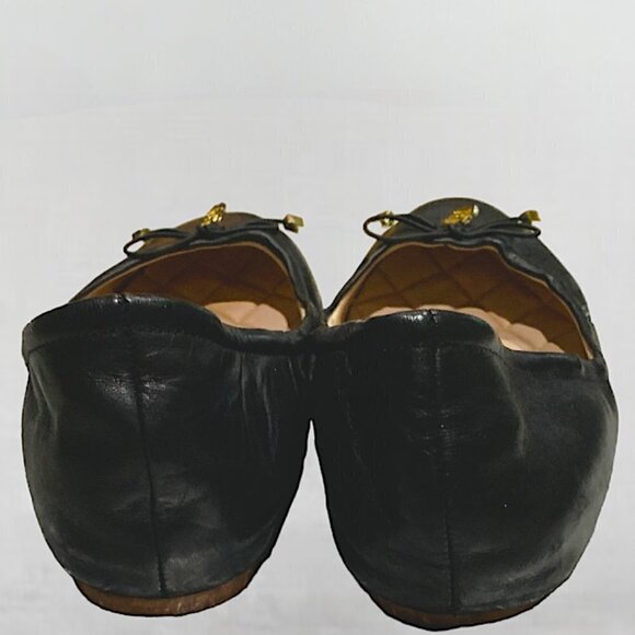 Louise et cie Ferraria Round Toe w/Bow ballet flats Black Size 8 - Picture 6 of 14
